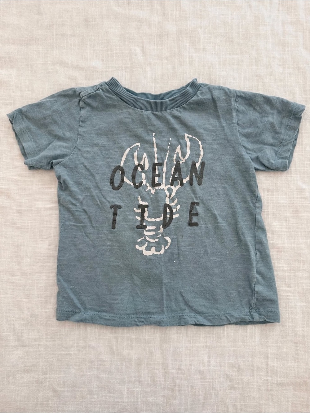 Tommy Bahama Boys 3T Ocean Tide Lobster Graphic T-Shirt Dusty Blue
